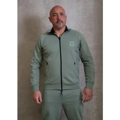 Afbeelding van Hugo BOSS vest heren Green groen effen