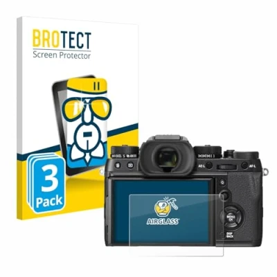 Afbeelding van BROTECT Glas Screen Protector voor Fujifilm X T2 (3 Stuks) Schermbeschermer [9H Hardheid, Beschermglas Folie niet Gehard Glas]
