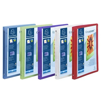 Afbeelding van Exacompta Kreacover A4+ Chromaline PP Flexibele Cover Ring Binder