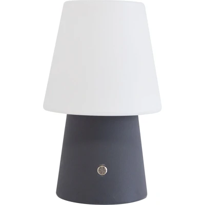 Afbeelding van 8 Seasons Design No.1 30RGB Tafellamp oplaadbaar Antraciet 16 RGB kleuren Led Dimbaar H30 cm