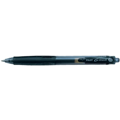 Afbeelding van Gelschrijver PILOT G knock Begreen zwart 0.4mm