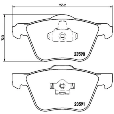 Afbeelding van Brembo Remblokset P 86 022