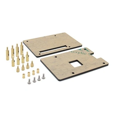 Afbeelding van Raspberry Pi 4 Case, Universele Hat Size Case DIY Kit, Acryl voor 5, Model B, 3B +, 3B, 2B, B+ en Expansion Board