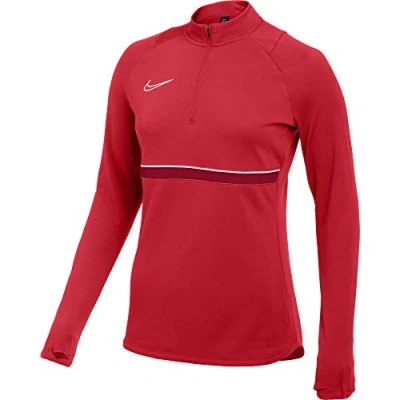 Afbeelding van Nike Performance Academy DRIL Sweater, Dames, Maat: XL, University red/white/gym red/white