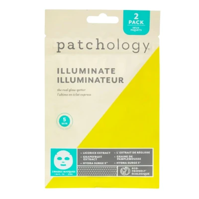 Afbeelding van Patchology Illuminate Sheet Mask Duo Sheetmasker Beautytasting