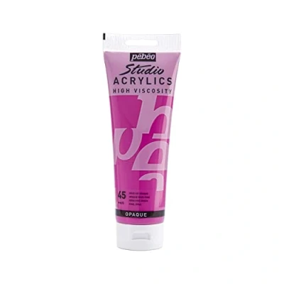 Afbeelding van Pébéo 169045 Studio Acrylverf Fijn Acryl Roze Ondoorzichtig Vivid Pink, 250 ml