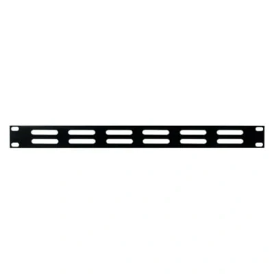 Afbeelding van Blindpaneel met ventilatie 1U voor patchkast, serverkast en flightcase