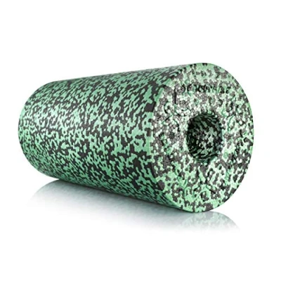 Afbeelding van professionele fasciarol standaard middelhard, lengte 30 cm, diameter 15 met gratis e book, zwart