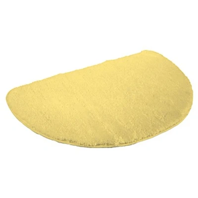Afbeelding van Kinzler J 10005/06 gele douchemat, microvezel, 50x80 cm halfrond