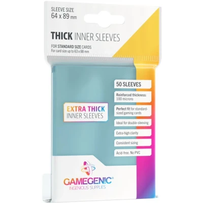 Afbeelding van Gamegenic Thick Inner Sleeves (50 stuks)