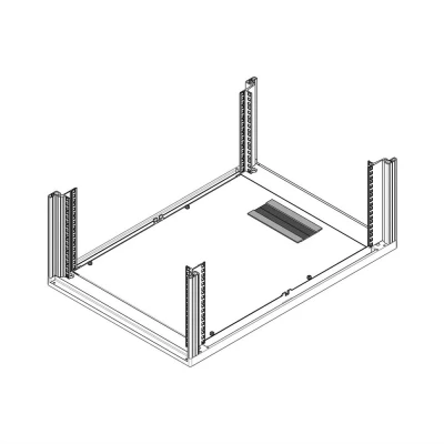 Afbeelding van Schroff 27230055 19 inch Afdekking met borstels voor patchkast