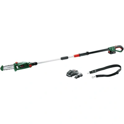 Afbeelding van Bosch Groen UniversalChainPole 18 Accu kettingzaag met telescoopstang 18v 2.5Ah (1 accupack) 06008B3100
