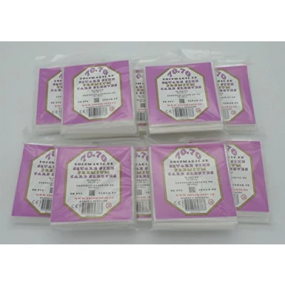 Afbeelding van Docsmagic.de 500 Premium Small Square Board Game Sleeves 70 x 72 10 Packs