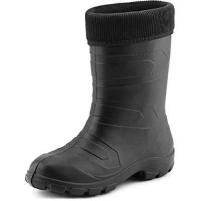 Afbeelding van Ladeheid Dames Regenlaarzen Thermo Rubberlaarzen Vederlicht EVA LA LMG 879 Aspen Zwart/Zwart 39