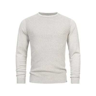 Afbeelding van Indicode Jeans Inreign Trui, Heren, Maat: Small, Lt grey mix
