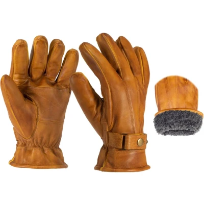 Afbeelding van Mutka Leren luxe Heren Handschoenen Aimo 1074R Bruin