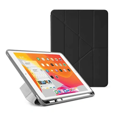 Afbeelding van Pipetto Origami No3 Pencil Case geschikt voor iPad 10.2 (2021/2020/2019) met multifunctionele vouwbare cover volledige 360˚ bescherming Apple 2