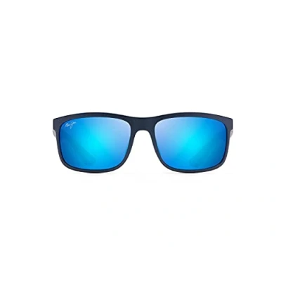 Afbeelding van Maui Jim Unisex zonnebril, Blue Hawaii Huelo Mat B, M, M