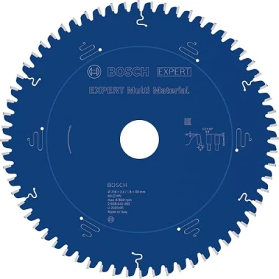 Afbeelding van Bosch Professional cirkelzaagblad Expert for Multi Material (216 x 30 2,4 mm, 64 tanden, accessoire cirkelzaag)