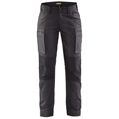 Afbeelding van Blaklader Service Werkbroek Dames stretch 7159 1146 Vrouwen Donkergrijs/Zwart 46