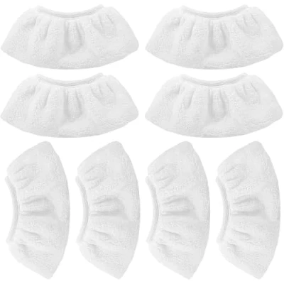 Afbeelding van KEEPOW 8 microvezel coatingset, compatibel met Kärcher stoomreiniger, accessoires EasyFix SC 2, 3, 4, 5 (voor de handsproeier)