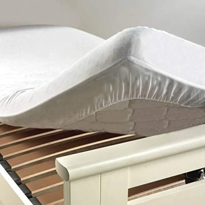 Afbeelding van douceur d&#039;intérieur, Matrasbeschermer (180 x 200 cm) Molly Aa 30 wit, anti mijt fleece