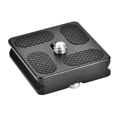 Afbeelding van Topiky snelwisselplaat met 1/4 inch schroefbevestiging 40/50/60/70/100 mm snelwissel adapter voor Arca Benro statiefbolkop spiegelreflexcamera, PU40.