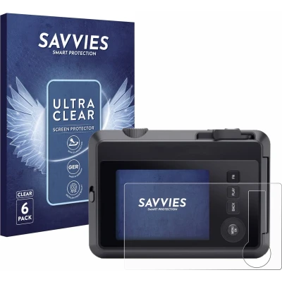 Afbeelding van Savvies (6 Stuks) Schermbeschermer voor Leica SOFORT 2 Screen Protector Ultra Transparant