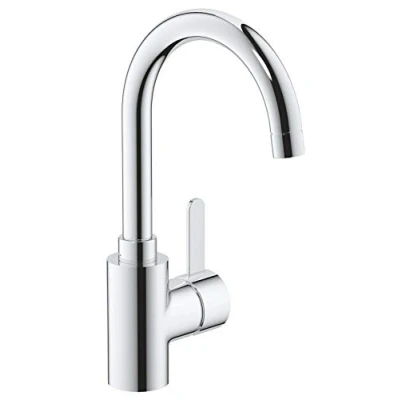 Afbeelding van Grohe eurosmart cosmopolitan 1 gats wastafelkraan l size met gladde body push open chroom 23933001