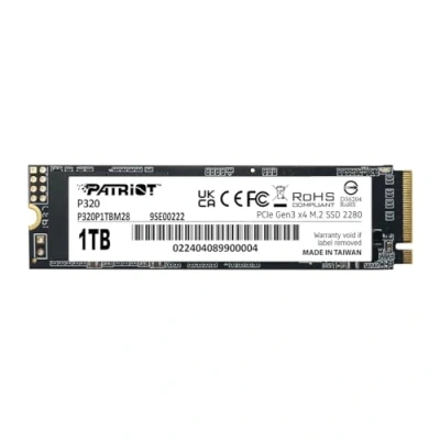 Afbeelding van Patriot Memory P320 1 TB M.2 PCI Express 3.0 NVMe