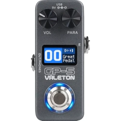 Afbeelding van Valeton GP 5 compacte multi effectenprocessor SnapTone &amp; IR lader, meer dan 100 effecten, Bluetooth, USB audio interface