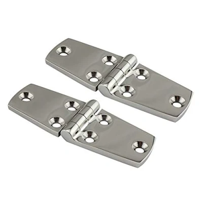 Afbeelding van POFET 2 STKS Boot RVS Deur Scharnier, Ecurity Deursluiting Hasp Lock Latch Scharnieren Marine voor Jacht/RV (38 * 102mm)