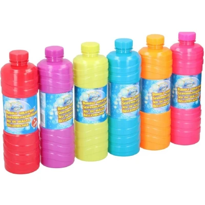 Afbeelding van Bellenblaas vloeistof navulling 1 liter 1000 ml Bellenblaasmix Buiten speelgoed Bellen blazen