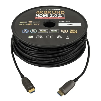 Afbeelding van DAP HDMI 2.1 AOC 8K Glasvezelkabel Verguld UHD 50 m