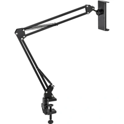 Afbeelding van Hama Tablethouder tafel 7 tot 12.9 inch Zwenkarm Verstelbaar Universeel Zwart Aluminium