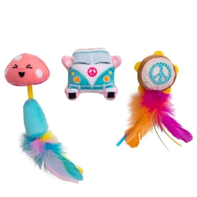 Afbeelding van Catstages Festival Themed Interactive Plush Catnip Cat Toys 3 Pack