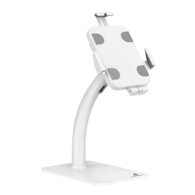 Afbeelding van Maclean Tablethouder voor desktop met slot 7,9&quot; 11&quot; universeel MC 468W Wit