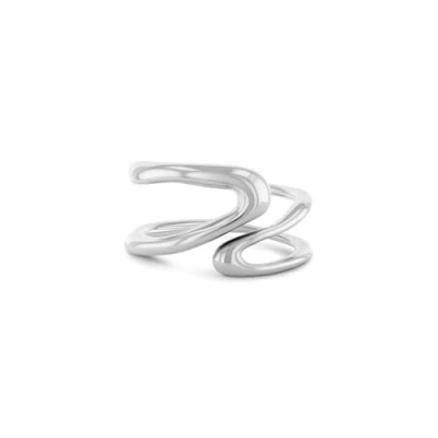 Afbeelding van Calvin Klein Statement Links Ring silvercoloured, Dames, Maat: 54, Silver coloured