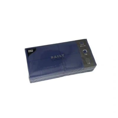 Afbeelding van PAPSTAR 150 servetten &#039;Daily Collection&#039; 1/8 vouw 32 cm x donkerblauw