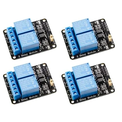 Afbeelding van Fasizi 4 stks 5 V 2 Kanaals Relais Module met Optocoupler Lage Niveau Trigger Uitbreidingskaart voor MEGA R3 1280 DSP ARM PIC AVR STM32 Raspberry Pi