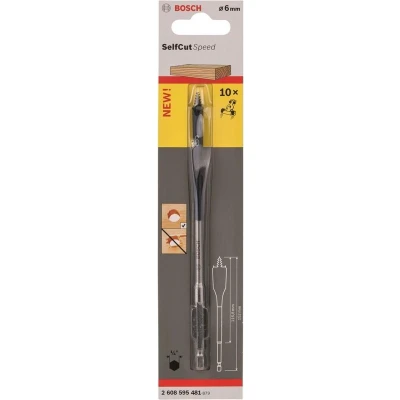 Afbeelding van Bosch Speedborenset Self Cut Speed, zeskant 6 x 152 mm