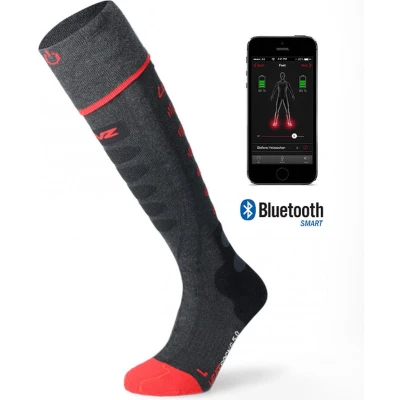 Afbeelding van Lenz Verwarmde Sokken 5.1 Toe Cap 39 41 Antracite Rood (excl. Accu&#039;s)