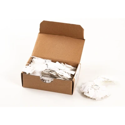 Afbeelding van Herma Hanglabel 15x24 mm met draad wit 1000 st.