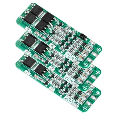 Afbeelding van Aideepen 3 STKS S 20A Li ion Lithium Batterij Oplader Board PCB BMS 12.6 V Mobiele Module Overbelasting Overstroom Kortsluiting Bescherming