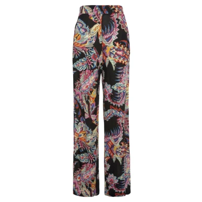 Afbeelding van Buffalo Palazzobroek gemaakt van viscose jersey met all over print en zakken