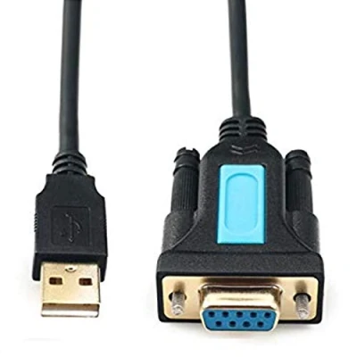 Afbeelding van CABLEDECONN USB naar RS232 adapter met Prolific PL2303 chipset USB2.0 stekker female DB9 seriële kabel 2 m 6ft voor Windows XP, Vista, 7,8,10, Mac OS 10.6 Above Linux
