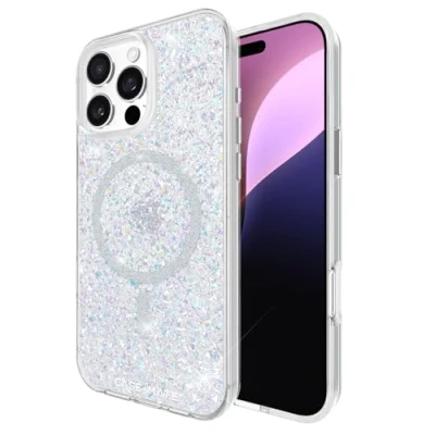Afbeelding van Case Mate Twinkle Disco geschikt voor iPhone 16 Pro Max Compatible met MagSafe Glinsterend Telefoonhoesje 3 meter valbescherming