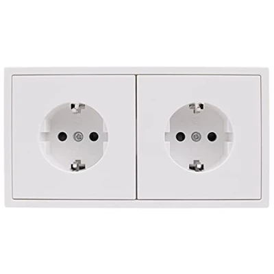 Afbeelding van MC POWER Stopcontactenset SALLOW Beginner 2S Profi 3 delig, klemaansluiting, wit, mat