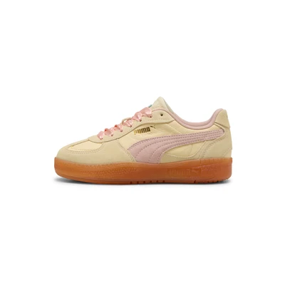 Afbeelding van Puma Palermo MODA Sneakers laag, Dames, Maat: 37, Creamy vanilla rose quartz Leer/ synthetisch