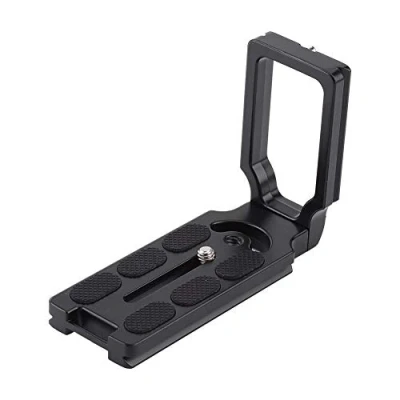 Afbeelding van L Vorm Quick Release Plaat, Beugel Verticale Universele Plaat Statief Houder met 1/4 &quot;Schroef voor DSLR Camera